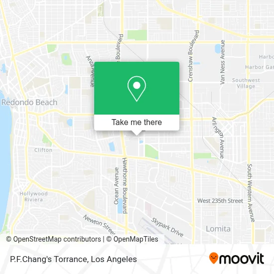 P.F.Chang's Torrance map