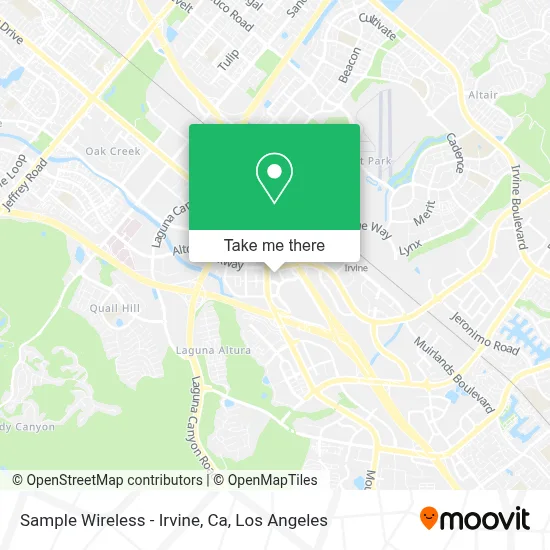 Sample Wireless - Irvine, Ca map