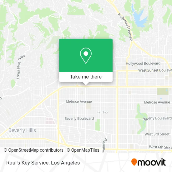 Raul's Key Service map