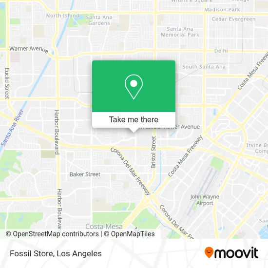 Fossil Store map