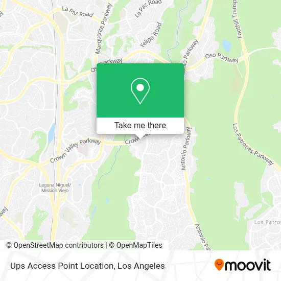 Ups Access Point Location map