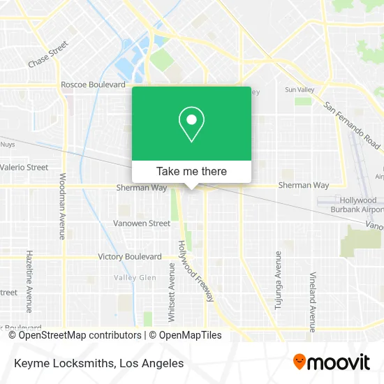 Keyme Locksmiths map