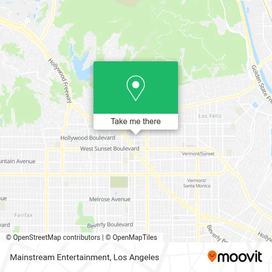 Mainstream Entertainment map