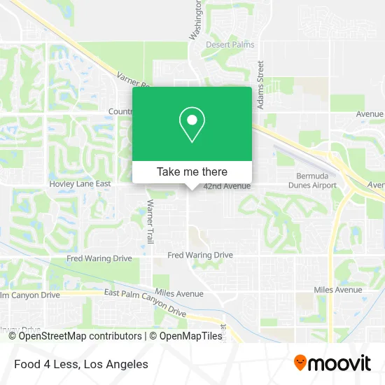 Food 4 Less map