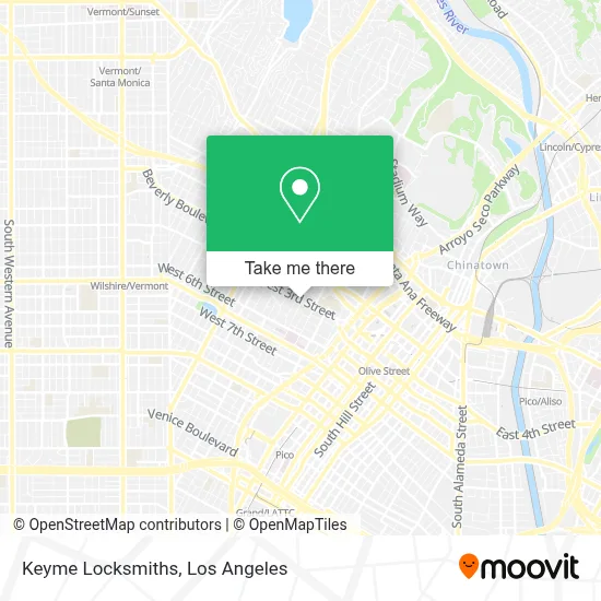Keyme Locksmiths map