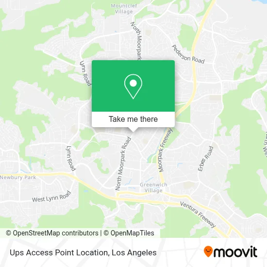 Ups Access Point Location map