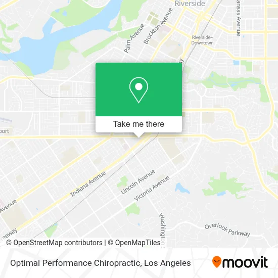 Optimal Performance Chiropractic map