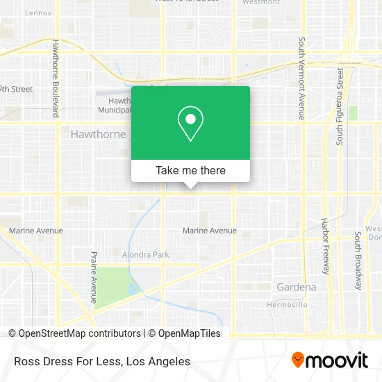 Ross Dress For Less map