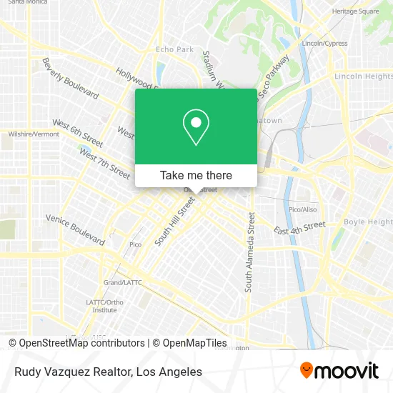 Rudy Vazquez Realtor map
