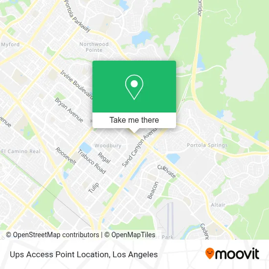 Ups Access Point Location map