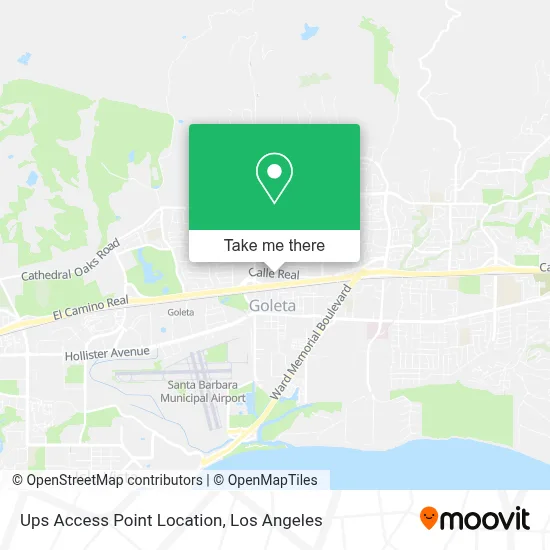 Ups Access Point Location map
