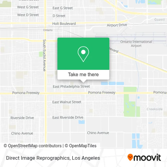 Direct Image Reprographics map