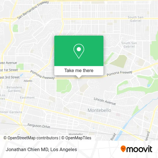 Jonathan Chien MD map