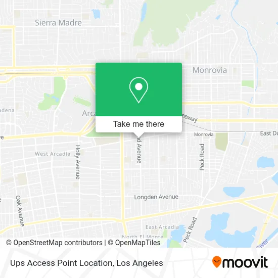 Ups Access Point Location map