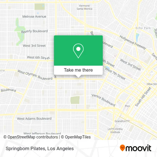 Springbom Pilates map