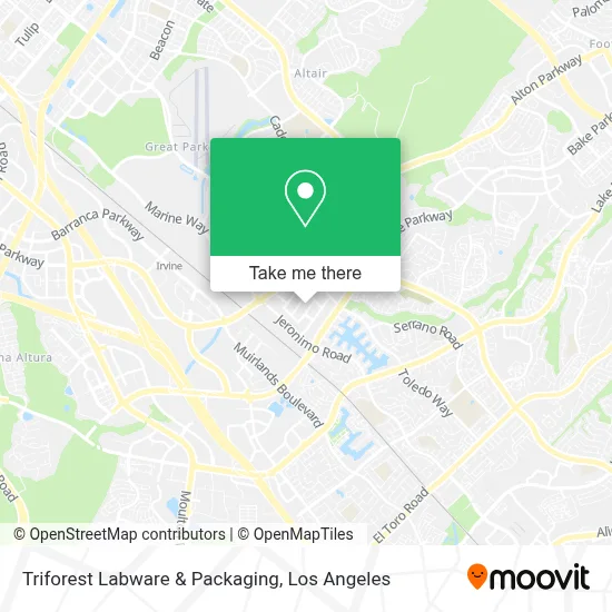 Triforest Labware & Packaging map