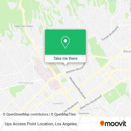 Ups Access Point Location map