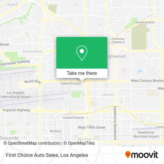 First Choice Auto Sales map