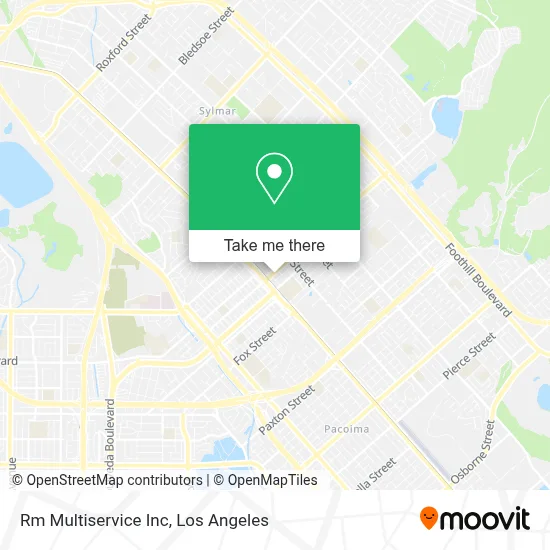 Rm Multiservice Inc map