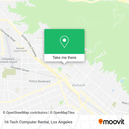 Hi-Tech Computer Rental map