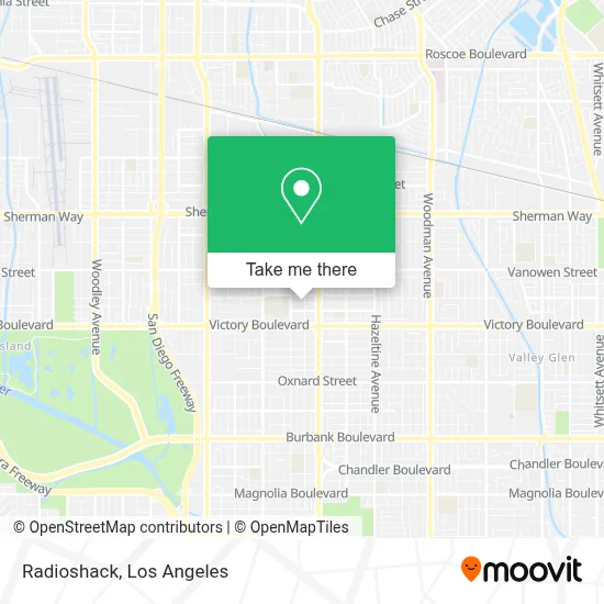 Radioshack map