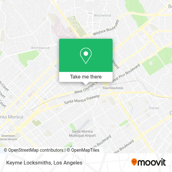 Keyme Locksmiths map