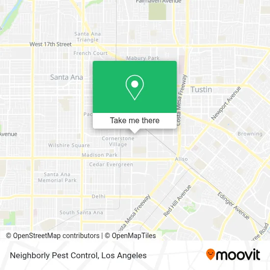 Neighborly Pest Control map