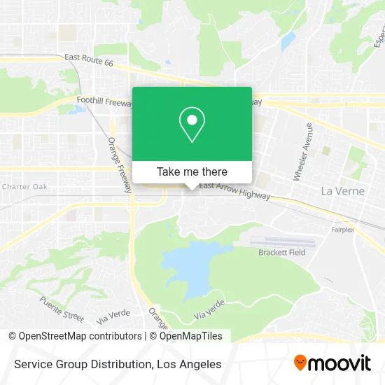Service Group Distribution map