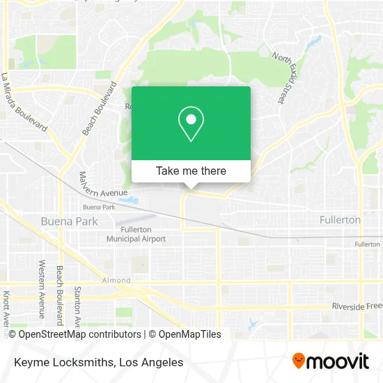Keyme Locksmiths map