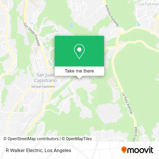 R Walker Electric map