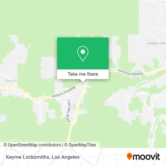 Keyme Locksmiths map