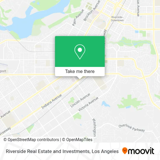 Riverside Real Estate and Investments map