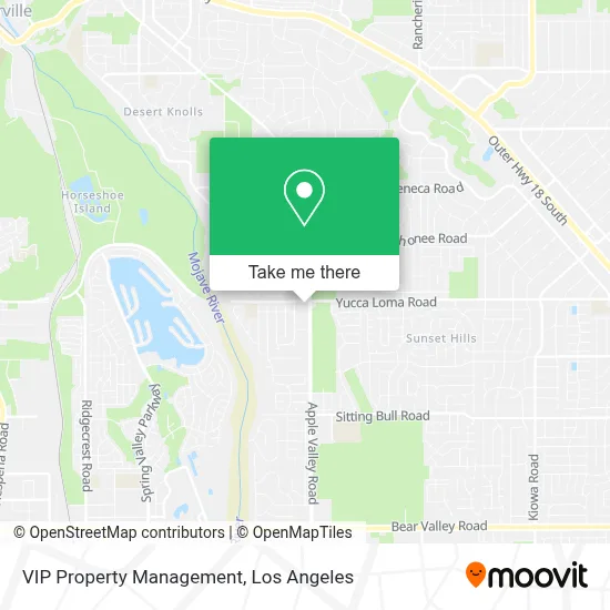 VIP Property Management map