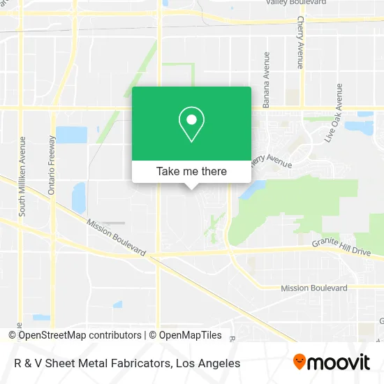 R & V Sheet Metal Fabricators map