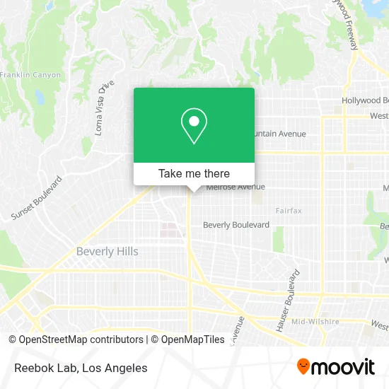 Reebok Lab map