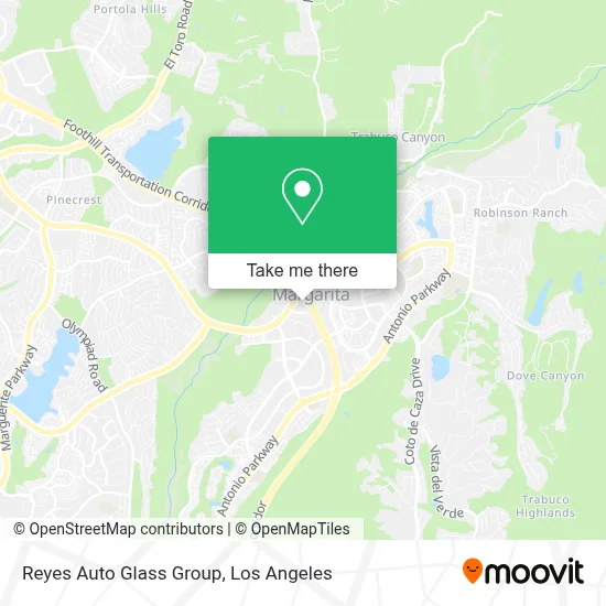 Reyes Auto Glass Group map