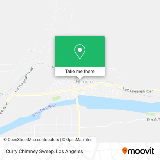 Curry Chimney Sweep map