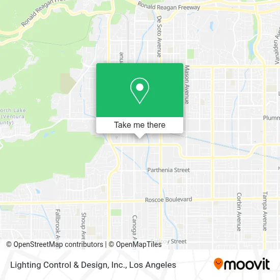Lighting Control & Design, Inc. map