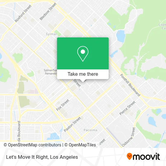 Let's Move It Right map