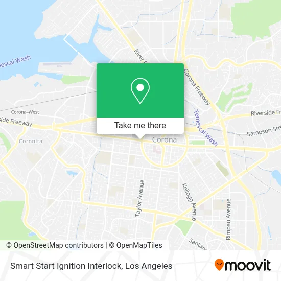 Smart Start Ignition Interlock map
