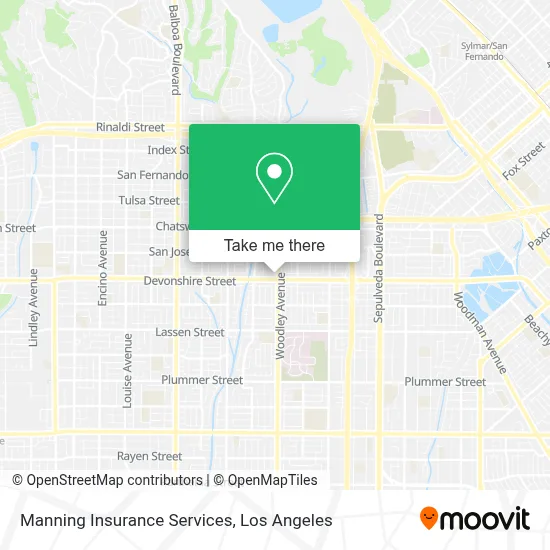 Manning Insurance Services map