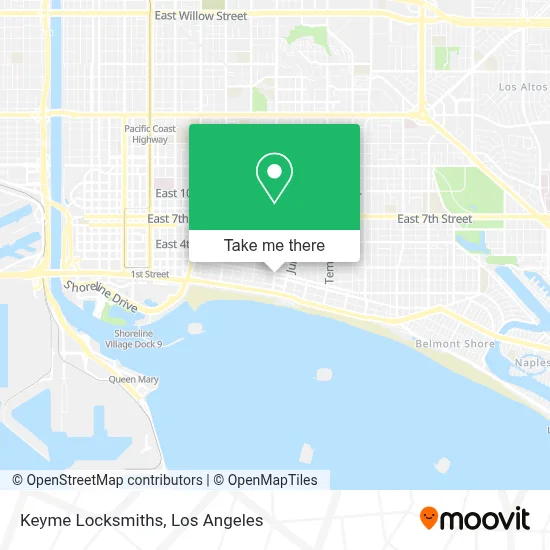 Keyme Locksmiths map