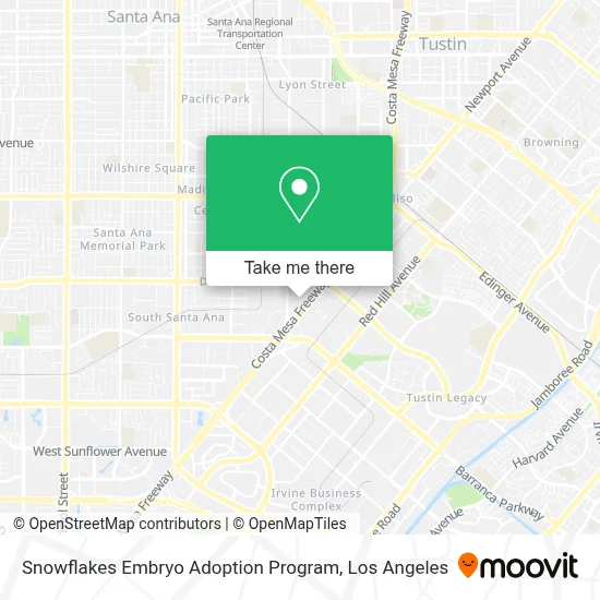 Snowflakes Embryo Adoption Program map