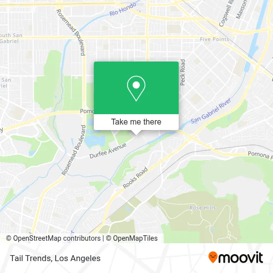 Tail Trends map