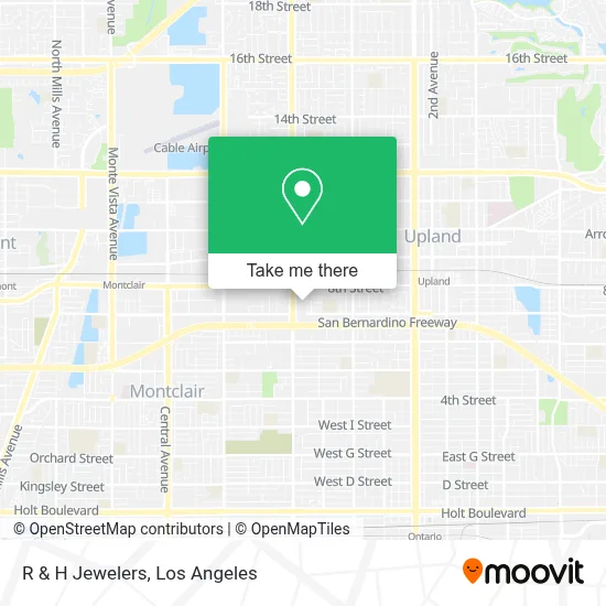 R & H Jewelers map