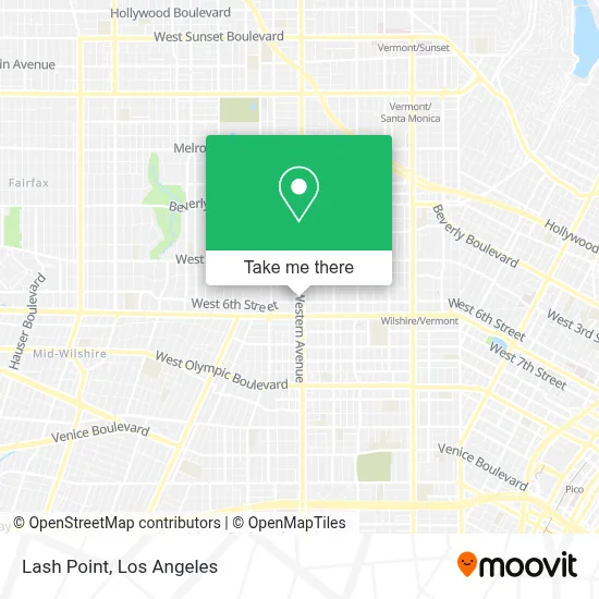 Lash Point map