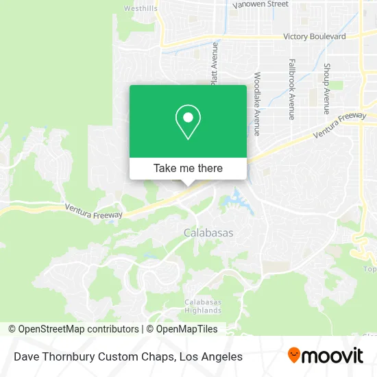 Dave Thornbury Custom Chaps map