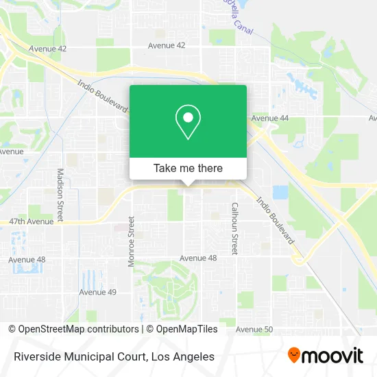 Riverside Municipal Court map