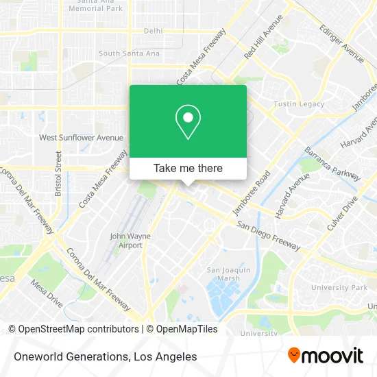 Oneworld Generations map