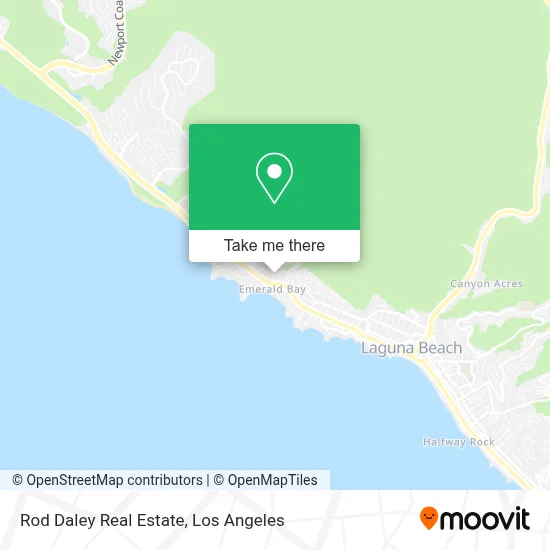 Rod Daley Real Estate map
